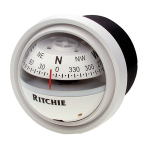 Ritchie V-57W.2 Explorer Compass - Dash Mount - White