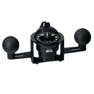 Ritchie YB-500 Globemaster Compass - Yoke Mounted - Black - 5 Degree card - 12V