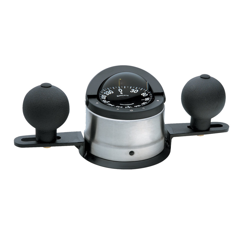 Ritchie B-200P Navigator Steel Boat Compass - Binnacle Mount - Stainless Steel/Black