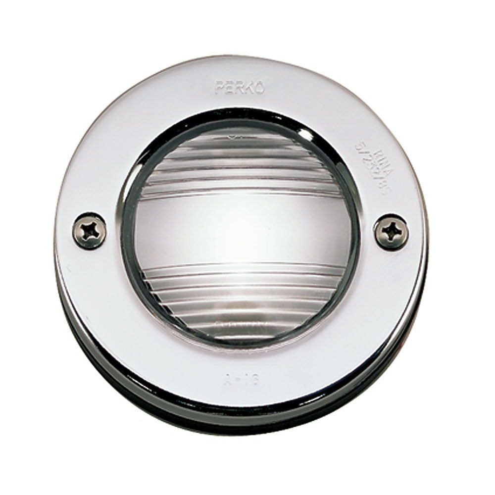 Perko Vertical Mount Stern Light 12VDC w/Chrome Bezel