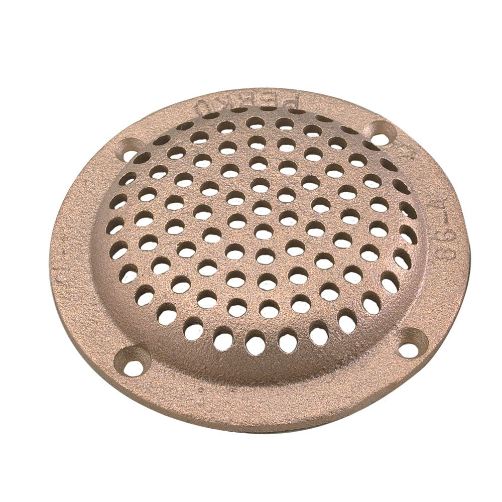 Perko 4" Round Bronze Strainer MADE IN THE USA