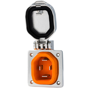 SmartPlug 50 Amp Boat &amp; RV Inlet - Stainless Steel