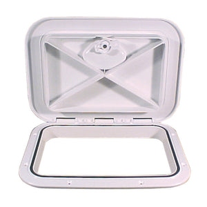 Beckson 11x15" Flush Hatch Vertical or Horizontal - White