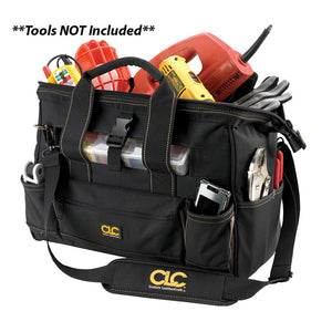 CLC 1534 16" Tool Bag w/ Top-Side Plastic Parts Tray