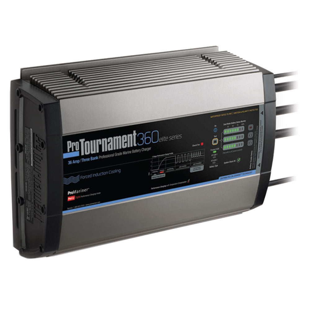 ProMariner ProTournament 360 <i>elite</i> Triple Charger - 36 Amp, 3 Bank