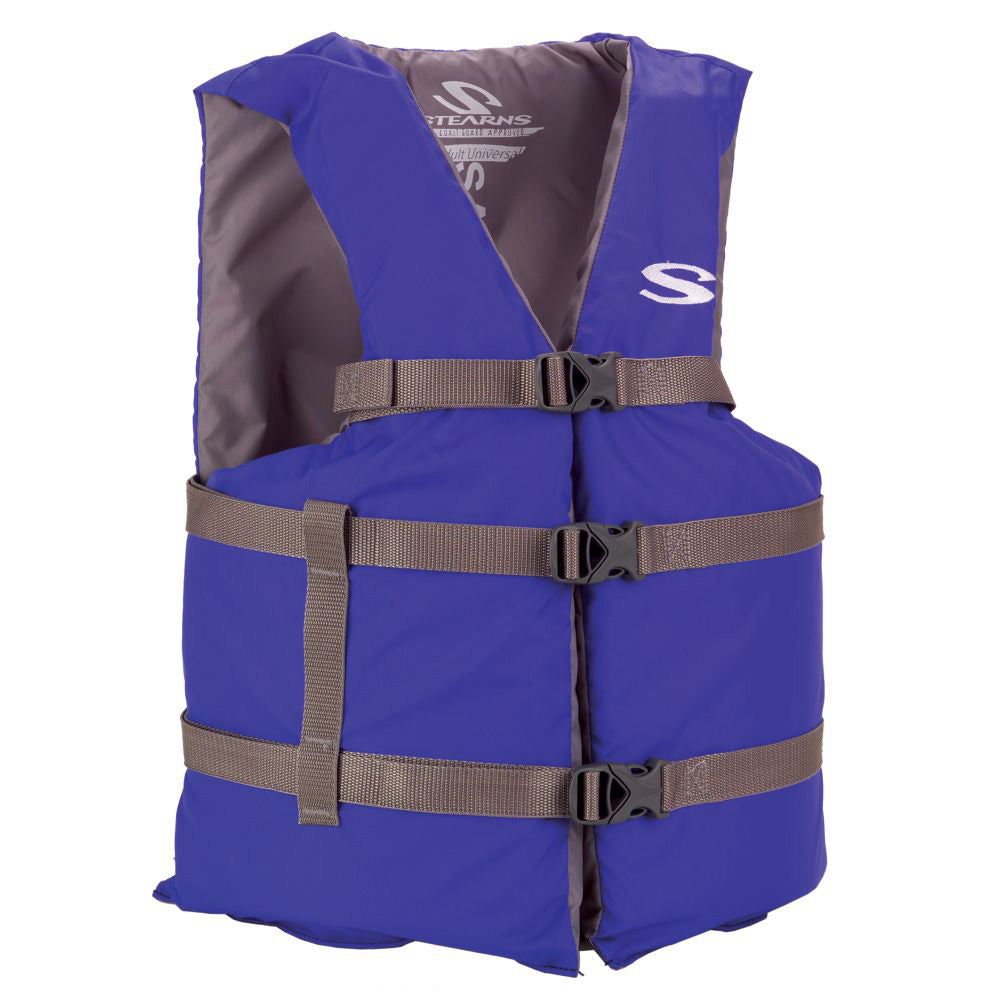 Stearns Classic Series Adult Universal Life Vest - Blue/Grey