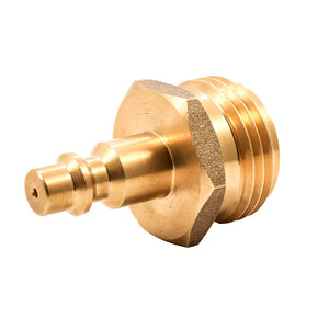 Camco Blow Out Plug - Brass - Quick-Connect Style