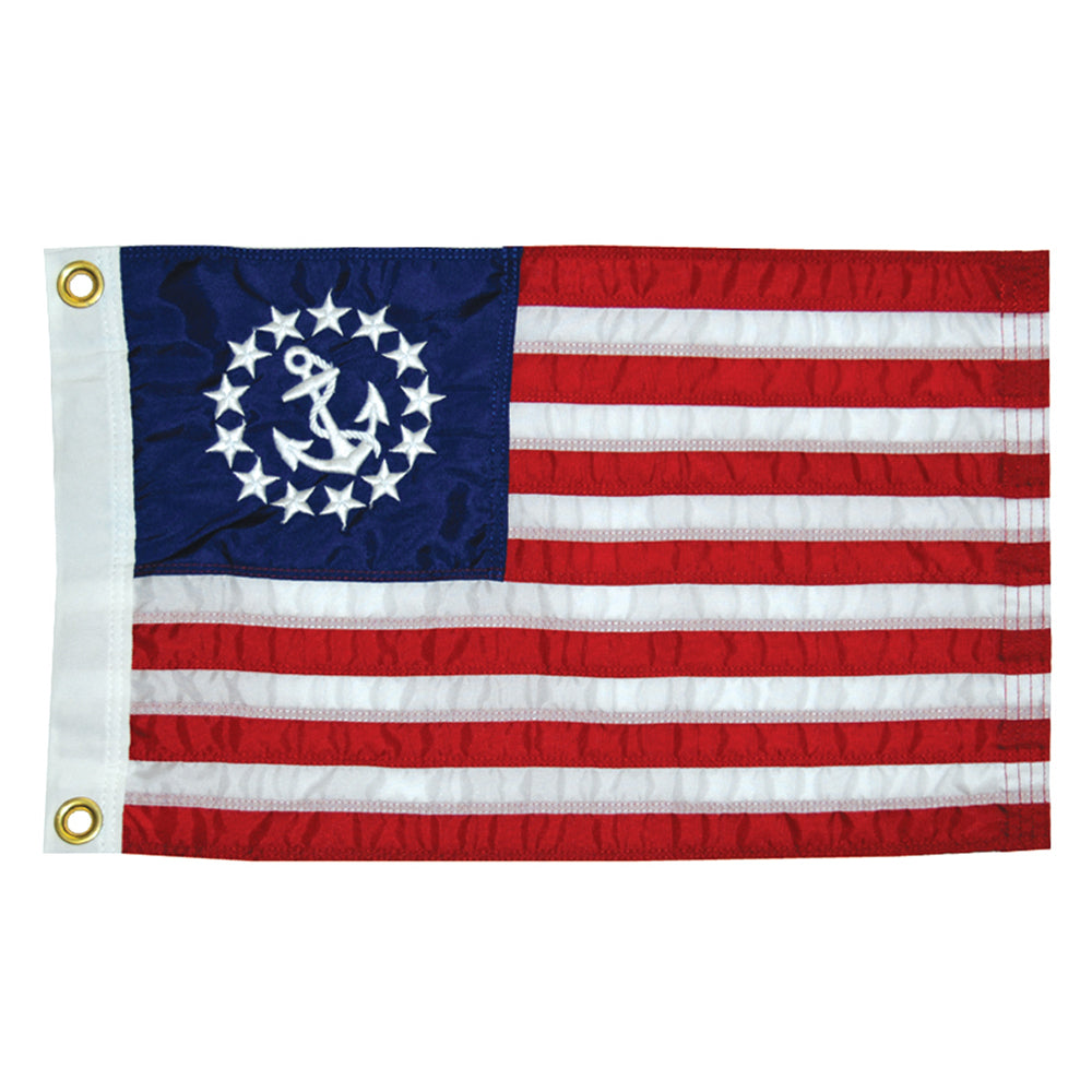 Taylor Made 12" x 18" Deluxe Sewn US Yacht Ensign Flag