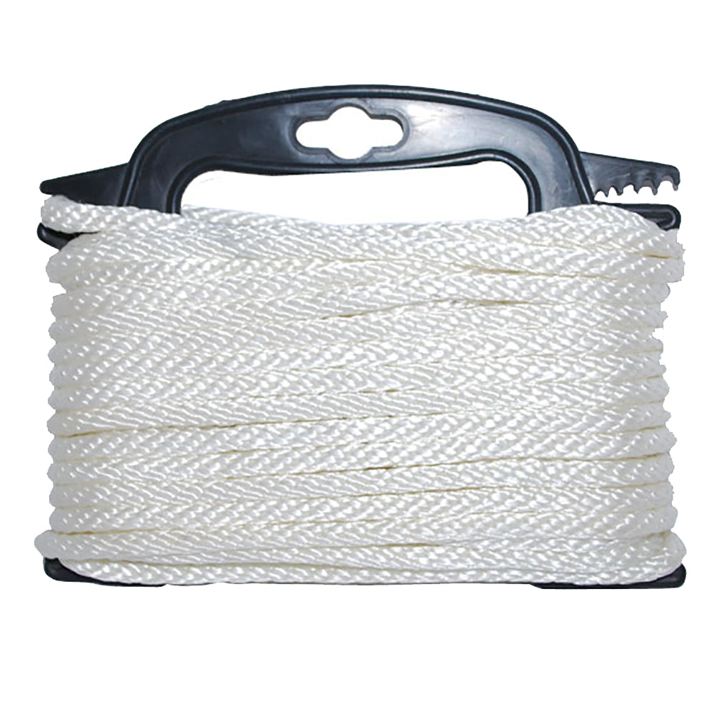 Attwood Braided Nylon Rope - 3/16" x 100' - White