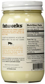 Fatworks Foods Grass Fed Beef Tallow, 14 OZ