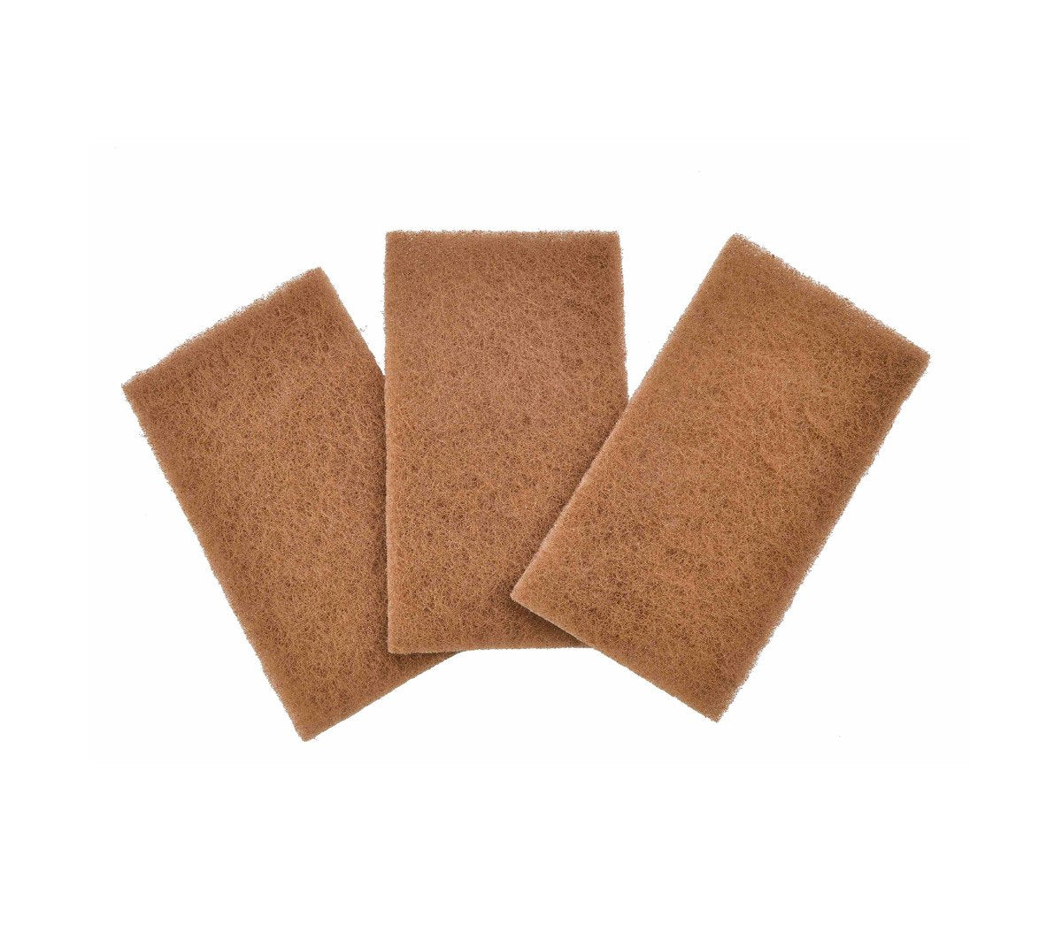 Full Circle Neat Nut Walnut Shell Scouring Pads, Non-Scratch, Set of 3